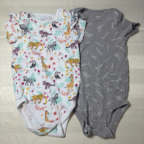 Pair of 18month Onesies, Carters and Members Mark - Picture 1 of 5